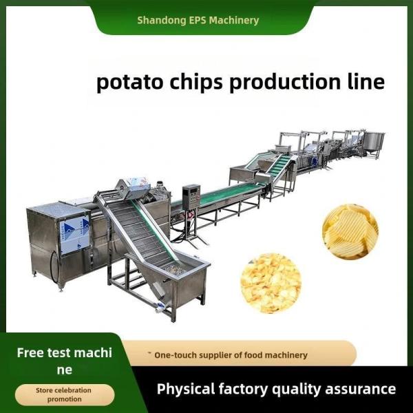 Automatic Grade Industrial Potato Chip Processing Machinery for Consistent Production