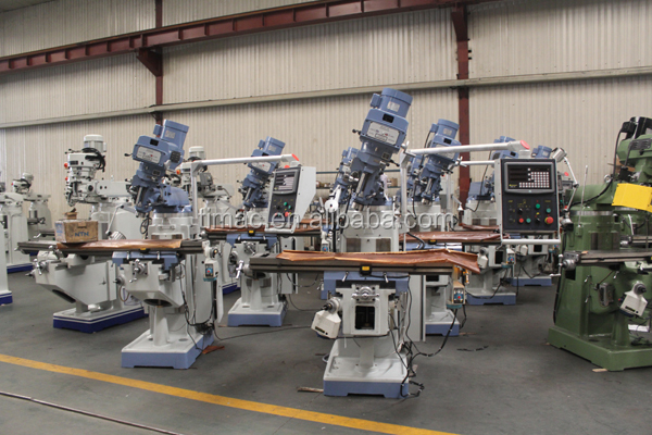 Customized Voltage M250 Vertical Turret Milling Machine with 2.25kW Spindle Motor Power