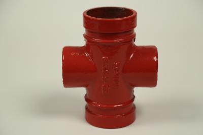 XGQT05-60x42-2.5 4 Way Cross Pipe Fitting Threaded Connection
