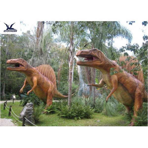 Amusement Park Decoration Realistic Dinosaur Models Artificial Mother And Baby Models