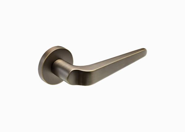 Fashion Brass Door Handles 159mm 63mm Bronze Black Bronze PVD Chrome Lever Door Handles