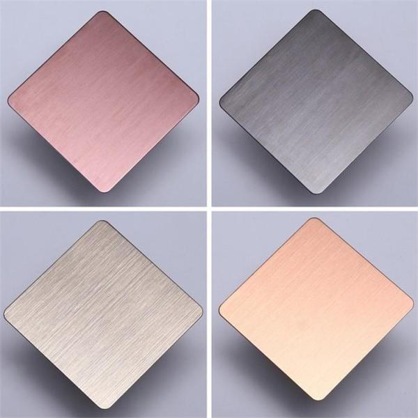 10 Gauge 2B Stainless Steel Plate 8K Cold Rolled HL With ±0.02mm Tolerance