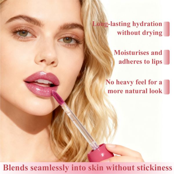 Create Your Own Best Liquid Lip Balm & Gloss Tinted Vegan Cruelty-Free Custom Logo High Quality Moisturizing Longlasting