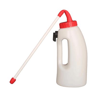 4000ml Plastic Calf Drencher Syringe With Adjustable Dosage And 50 Cm Tube