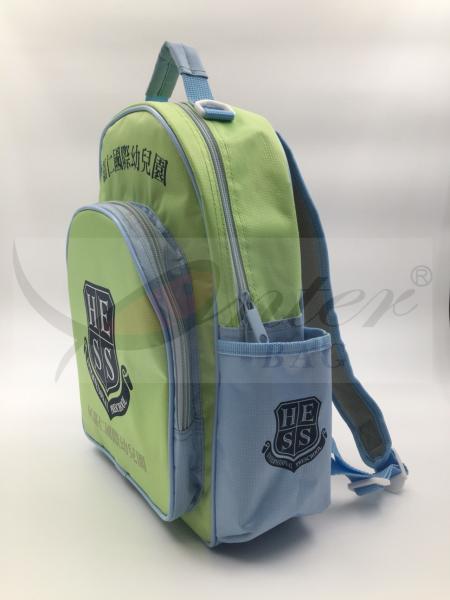 Light Green 420D Polyester Kids School Backpacks For Traveling / Outdoor