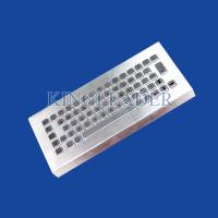 Desktop industrial escovado Compacto-feito sob medida do teclado de aço inoxidável