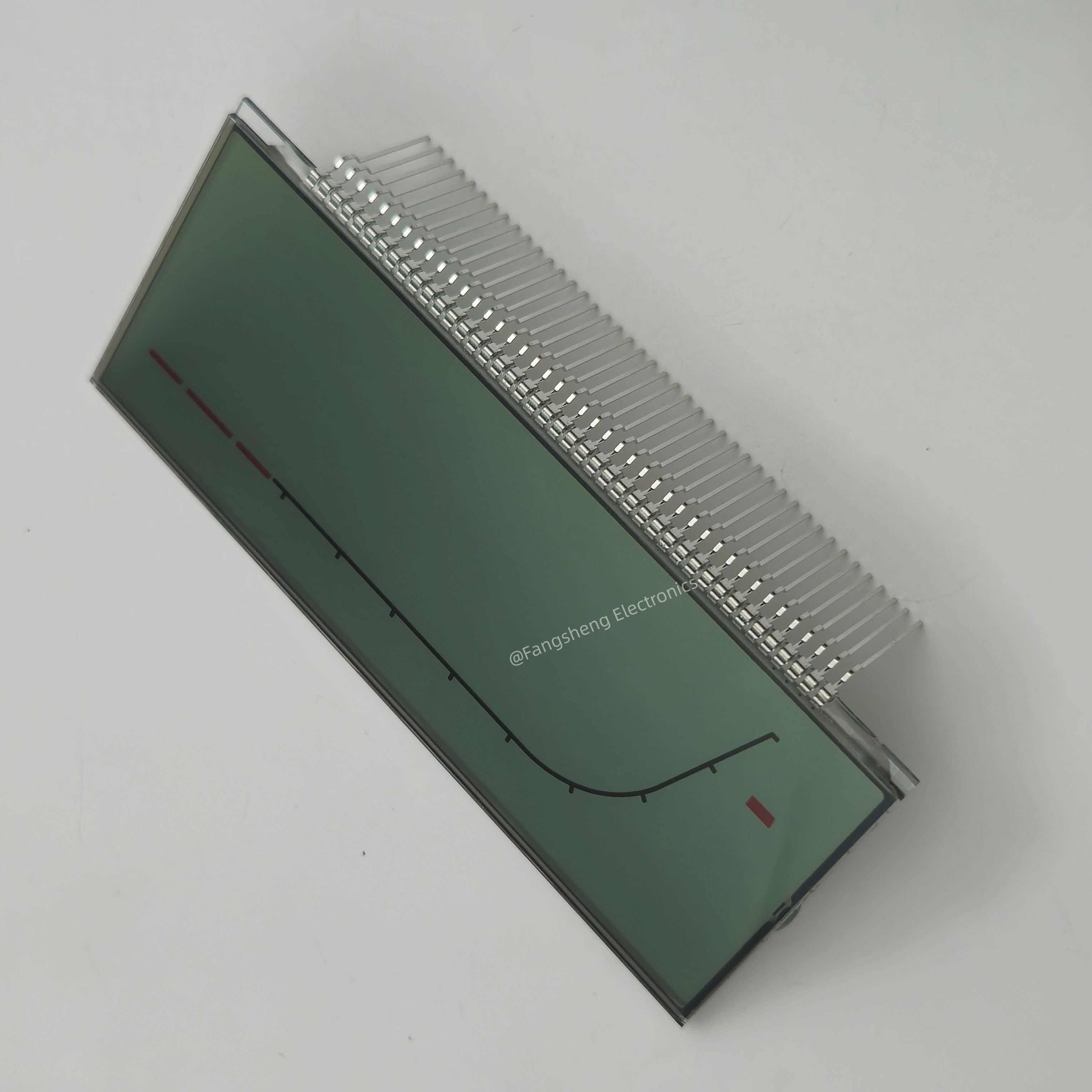 Custom HTN LCD Display for Motorcycle Instrument Panel and Speedometer Applications