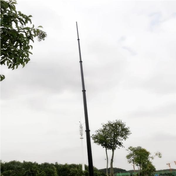 3 guincho da fotografia aérea dos pés 20M Aluminum 6063 acima do mastro