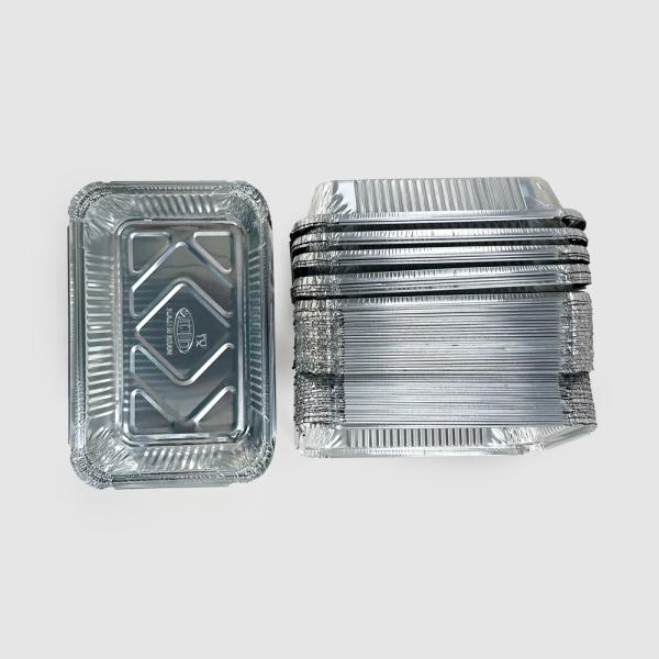Barquettes Alu Jetables Traiteur 8389 Aluminum Foil Trays for Food Packing and Takeout