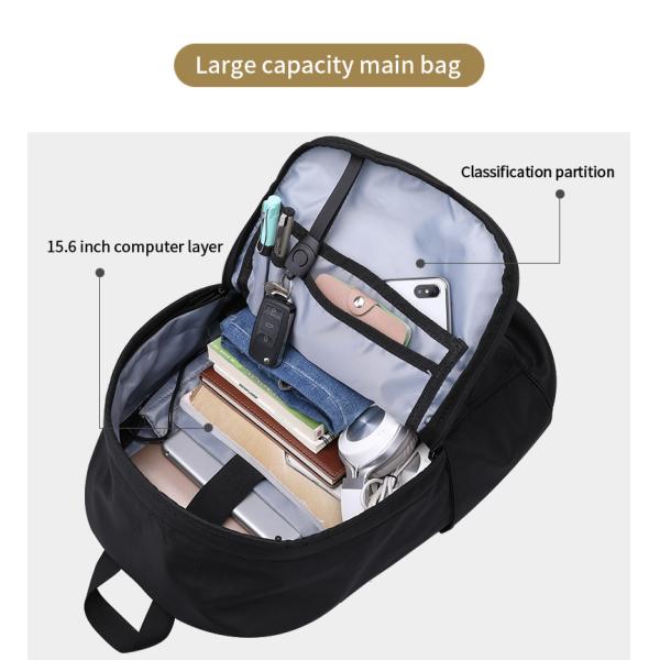 L'usine personnalisé logo sac à dos 15.6 pouces sac portable mode adolescents sac à dos de l'école hommes