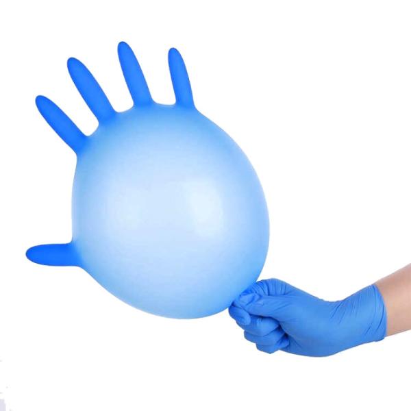 Anti Oil Disposable Poly Gloves , Medical Rubber Gloves Corrosive Resistance