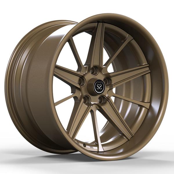 Jeep Wrangler 2-PC en bronze a forgé pouces de 5x127 de la coutume 20 21 et 22 de jantes d'alliage