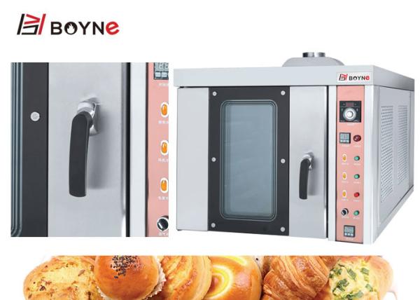 tipo de gás 220V comercial de aço inoxidável cinco forno da convecção do ar quente das bandejas
