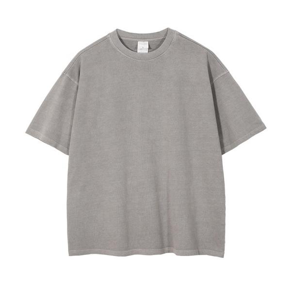 T-shirts para homens em dificuldade T-shirts Dtg Impressão ácido lavagem sublime camisa Streetwear preto vintage