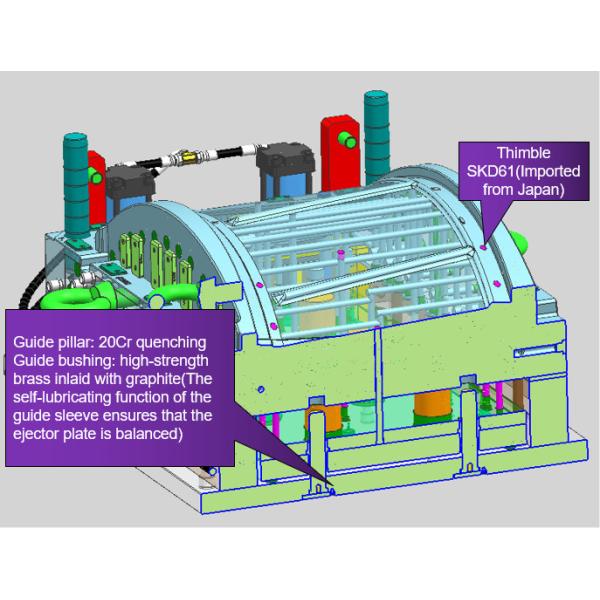 Metal SMC Compression Molding Fan Cover Mold 100K-500K Shots