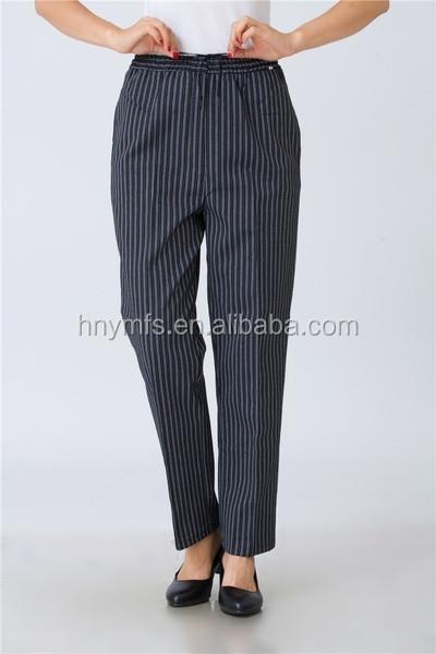 Top Quality Custom Design Workwear Chefs Clothing  Chef  Pants for women
