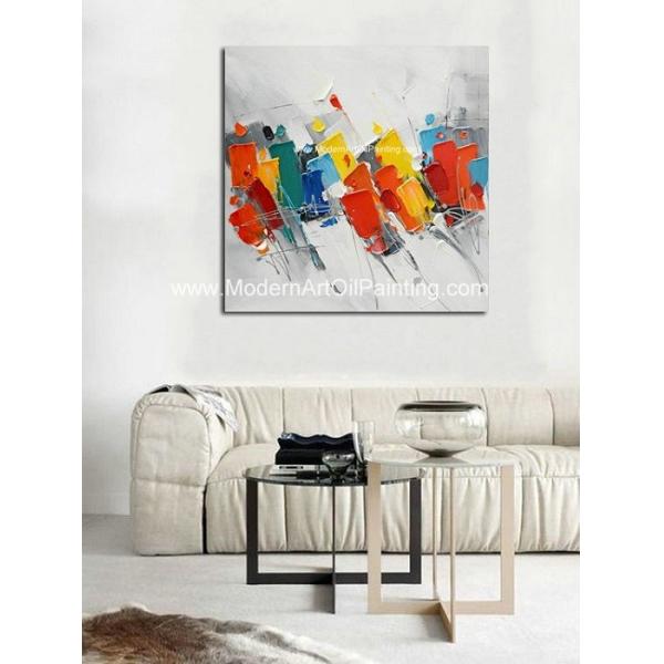 Colorful Abstract Oil On Canvas Paintings Modern Art Acrylic Paintings