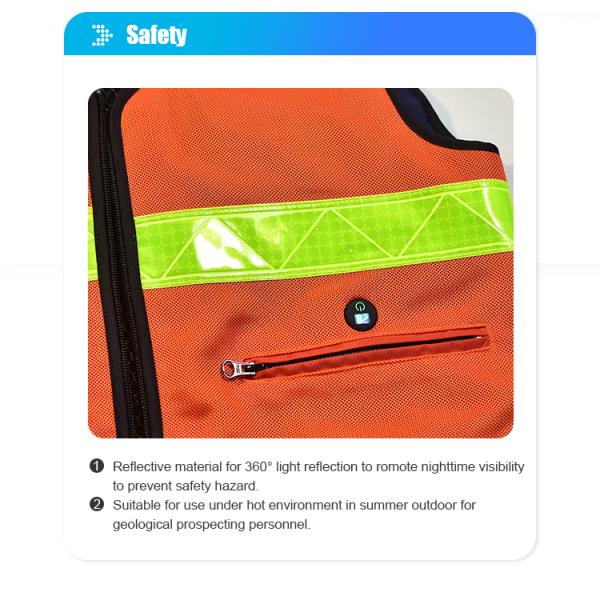 Регулярная длина Мода Оранжевый Жёлтый Короткий рукав Летний прохладный Водный цикл Охлаждающий жилет