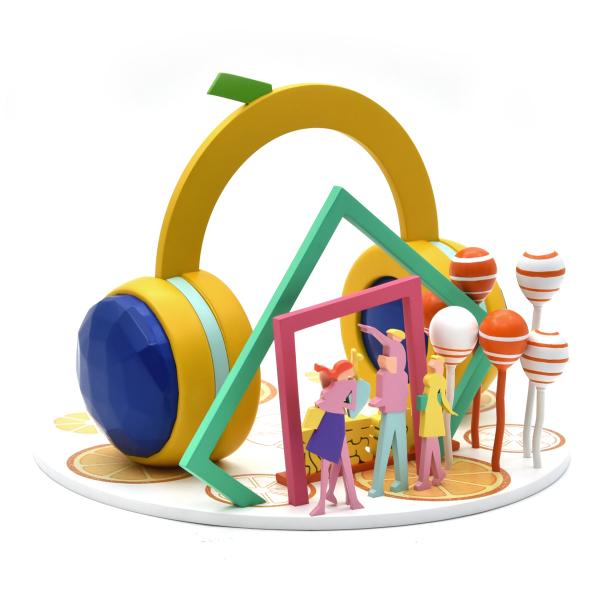 Обслуживания печатания прототипа смолы 550mm SLA 3D покрашенные вручную