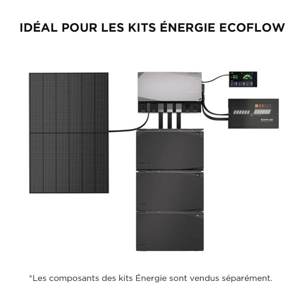 Monocrystalline 100 Watt Solar Panel Complete Black For Camper Boat Rimorchi Camper Marine