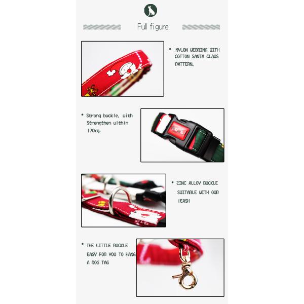 C509 New Pet Product Custom Nylon Cotton Inflatable Martingale Dog Pet Collar for Big Dog