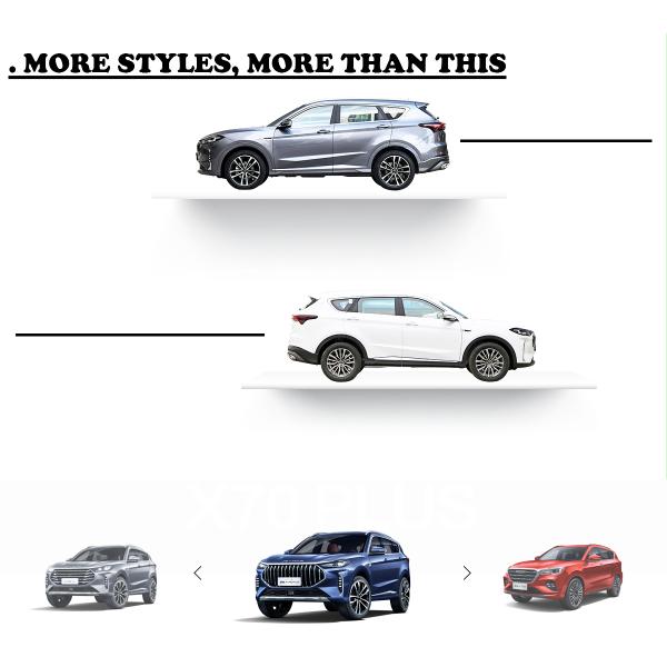 2023 2024 Mejor Venta 2.0T Chery Jetour X95 SUV Coches de gasolina Coche de cambio hacia adelante Número 7 Aleación de aluminio Roof rack