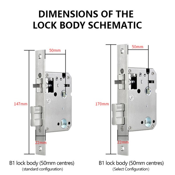 Tuya Indoor Smart Lock Wifi Aluminum Alloy Half Face Automatic Remote Keyless Entry Fingerprint Password European Cross-border