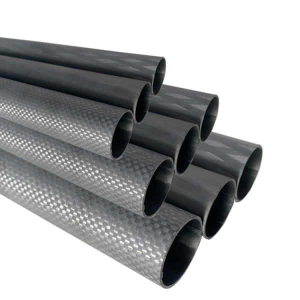 98% C Content Customizable Carbon Fiber Tube with Stainless Steel Brass Threaded Insert
