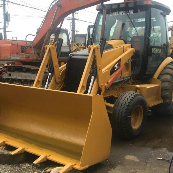 Heavy Duty Used Backhoe Loader 70KW Bucket width 2406mm