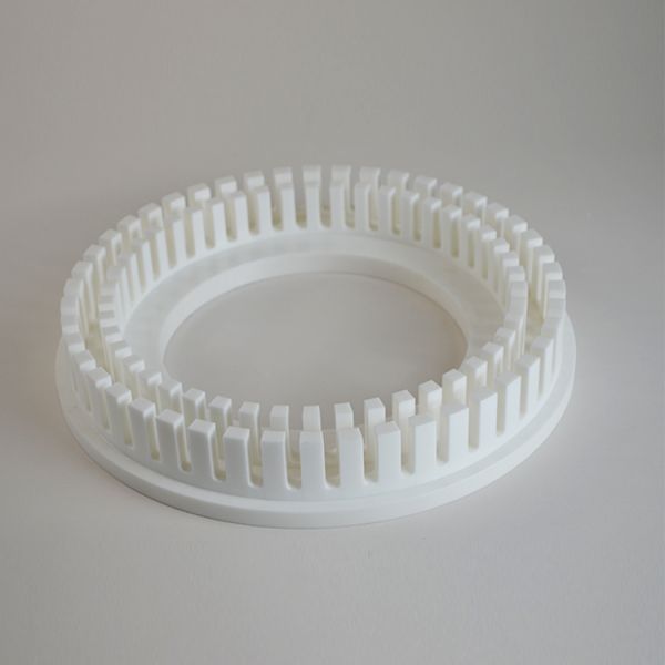 Customized Industrial Ceramic Components Zirconia Spiral Column Bending Cutting Welding