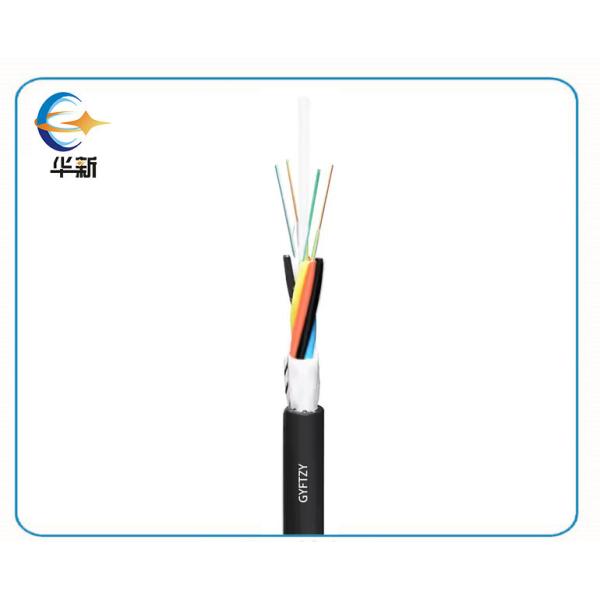 Non Armored Stranded Outdoor Fiber Optic Cable Loose Tube Flame Retardant FRP Gyftzy