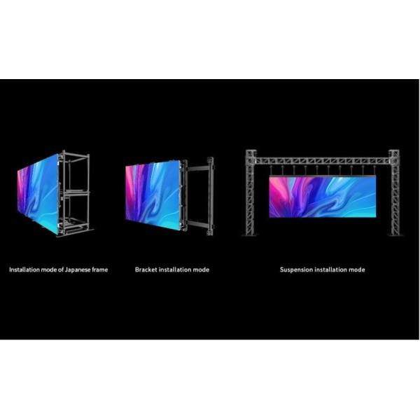 Stage Concert LED Display with 7680Hz High Refresh Rate, 160° Horizontal / 140° Vertical Viewing Angle, and 500*500mm / 500*1000mm Panel Sizes