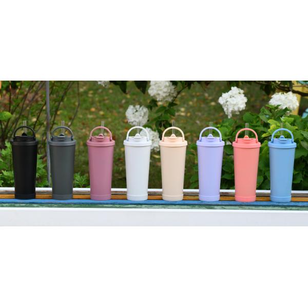 Stainless Steel Reusable Tea Coffee Travel Mug WITH LID Customized Logo Acceptable