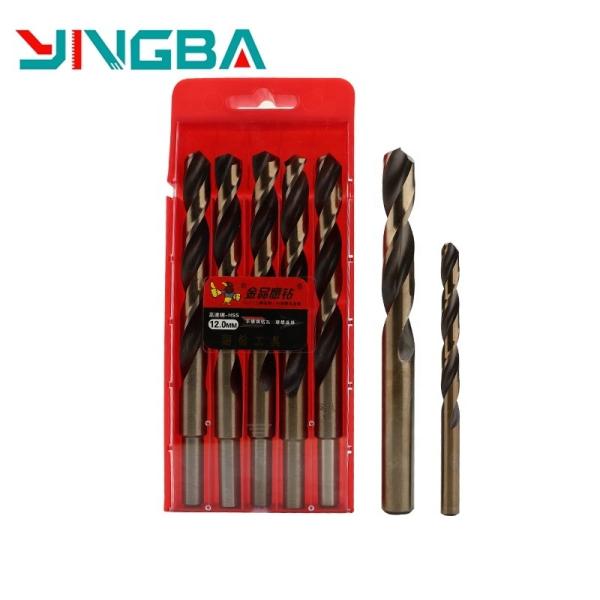 High Quality  Twist Drill Bits for Stainless Carbon Steel Iron Metal Drilling Tools M35 HSS Spiral Drill Bit