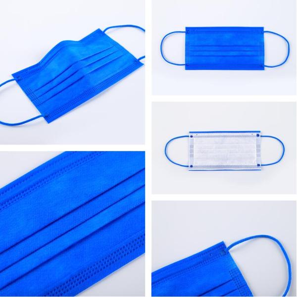 Custom Print Disposable Face Mask Earloop Dental Colorful Medical Face Mask