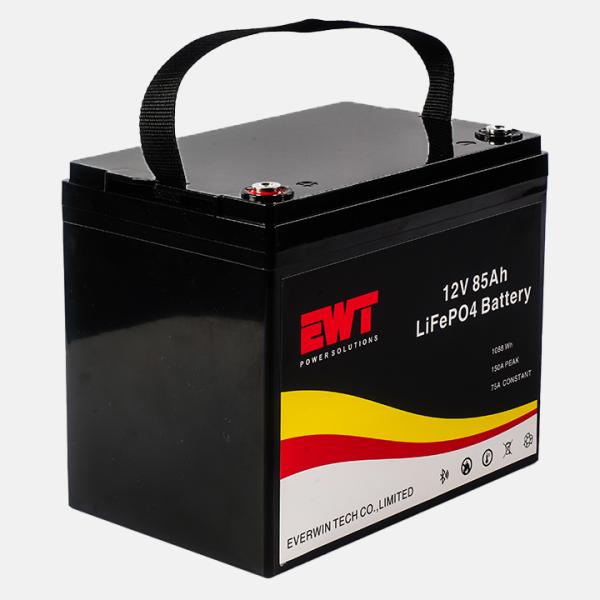 IFR32700 12V batterie LiFePO4 à ions de lithium pour systèmes UPS 12,8V 85Ah batterie au lithium fer phosphate