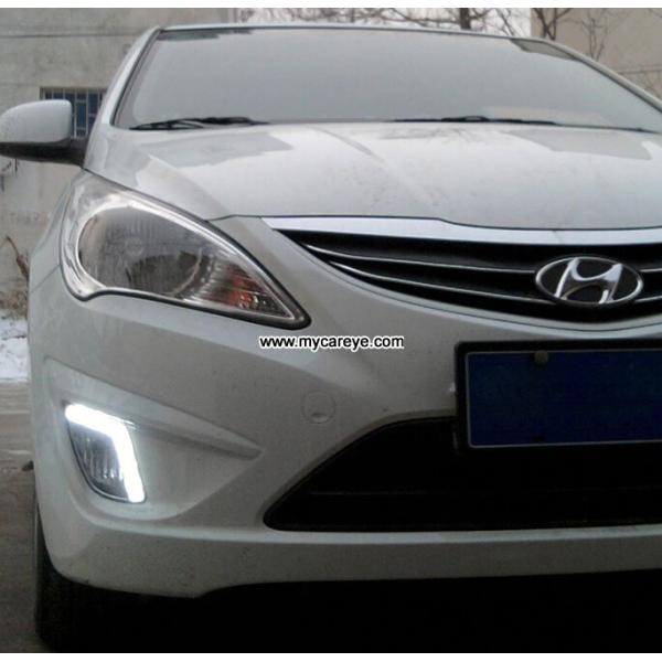 Hyundai Verna DRL LED Daytime driving Lights auto exterior led light