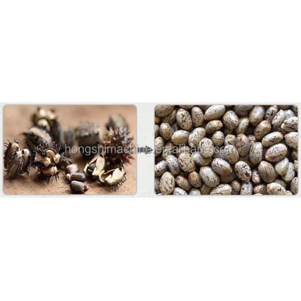 1000-1200kg/h Fiber Decorticating Machine , Diesel Castor Beans Peeling Machine