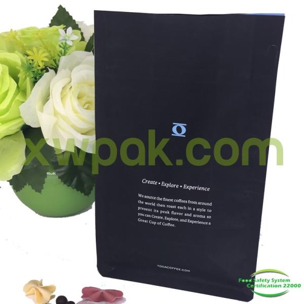 Gravure Printing Flat Bottom Flexible Food Packaging Pouches Aluminum Foil With k