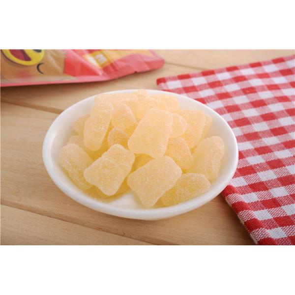 Novelty DHA Gummy Vitamins , Custom Made Gummy Candy With Sugar Coating