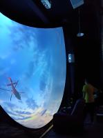 Cine 4D 9D VR Dome para parques temáticos con asientos móviles
