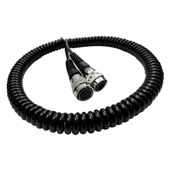 2028733 Data Cable / Spiral Cable 5-pin - 8-hole Asphalt Paver Electrical System For Level Meter Road Construction