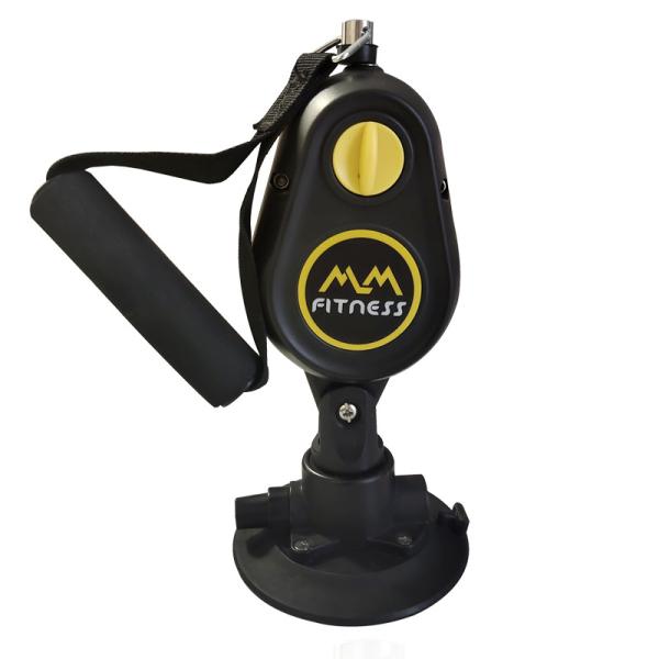 Black Suction Cups Rope Trainer for Cross Fit Training and Elastic Pull Rope Exercise