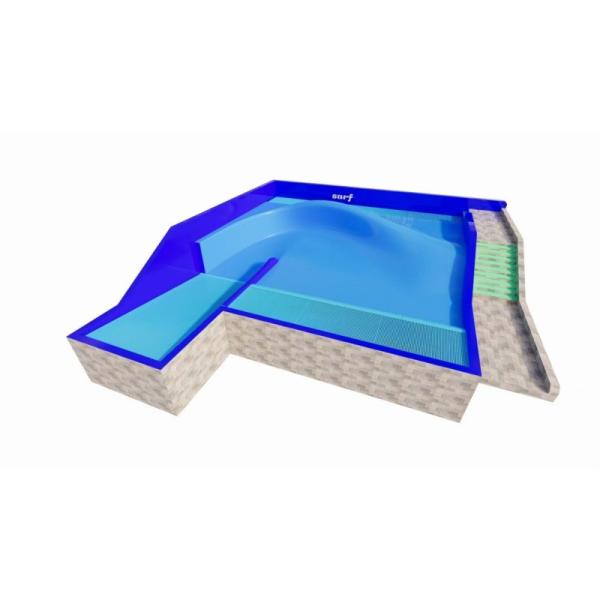 Customized Surf Simulator Machine Surf Style Flowrider Indoor Surfing Wave Machine