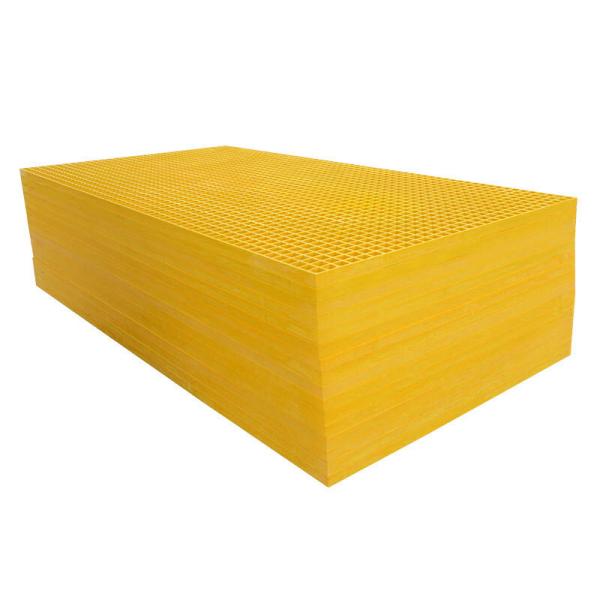 A anti corrosão amarela reforçou a raspagem plástica de Fibergrate