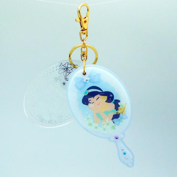 Single Side Plastic Anime Compact Mirror , Small Makeup Mirror For Purse