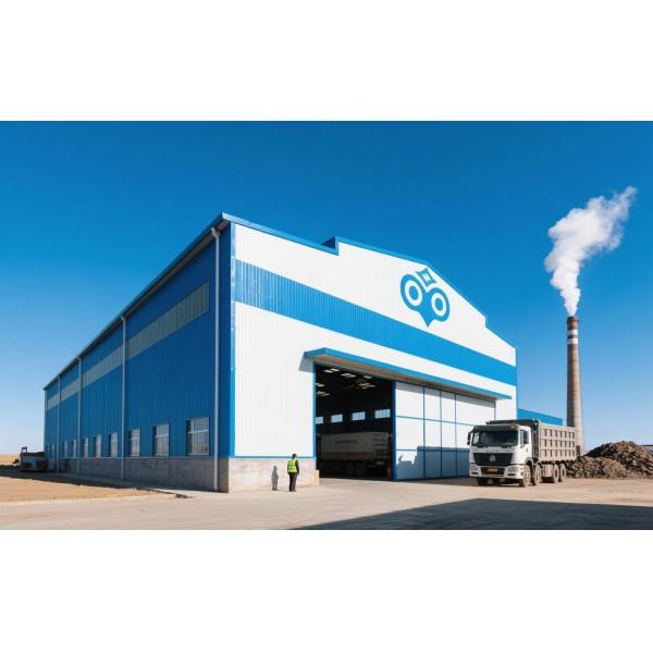 Constructions de stockage en acier préfabriqué de 40x60 résistantes aux intempéries