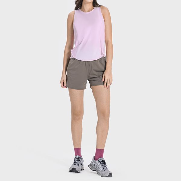 Women's Sleeveless Sports Tank Top Breathable Sage Green Quick Dry for Workout