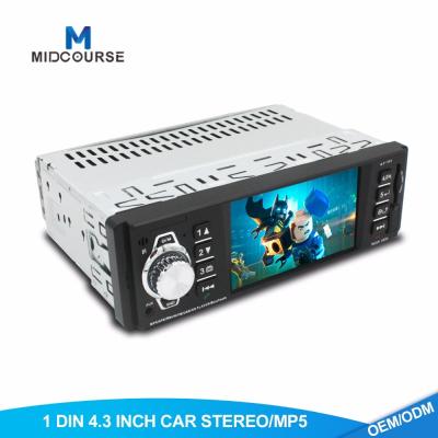 4.1 Inch 1 Din Car Stereo TFT LCD Car MP5 Player With Bluetooth OEM  Service