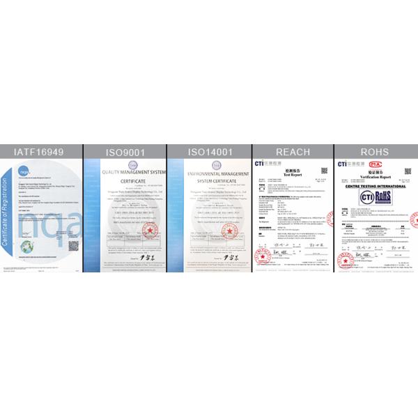 Автомобильный экран TFT LCD часы IC 50K водителя IPS HX8695 12,3 дюймов освещает контржурным светом